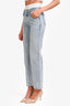 Alexander Wang Blue Denim Boxer High Rise Jeans Size 25