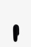 Saint Laurent Black Croc Embossed Leather Uptown Chain Wallet With Insert