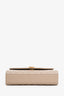 Saint Laurent Beige Grained Leather Small Envelope Bag