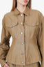 Stella McCartney Khaki Corset Waist Utility Jacket + Pants Set Size 38/40