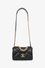 Pre-Loved Chanel™ Black Lambskin Small 19 Flap Bag