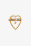 Christian Dior Gold Tone Crystal Embellished J'Adior Hair Clip