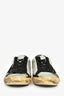 Golden Goose Silver Leather Distress Sneakers Size 37