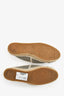 Pre-Loved Chanel™ Beige/Black Mesh CC Espadrille Flats Size 38