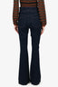 Veronica Beard Dark Denim Flare Jeans With Belt Size 27