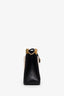 Pre-Loved Chanel™ 2014-15 Beige/Black Lambskin Quilted Elegant CC Shopping Tote
