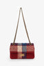 Pre-Loved Chanel™ 2015-16 Red Tweed Patterned 2.55 224 Double Flap Bag