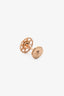 Christian Dior 18K Rose Gold Diamond Set Rose Des Vents Small Single Earring