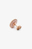 Christian Dior 18K Rose Gold Diamond/Pink Opal Set Rose des Vents Medium Single Earring