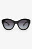 Pre-Loved Chanel™ Black CC Detail Cat Eye Sunglasses