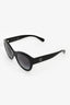 Pre-Loved Chanel™ Black CC Detail Cat Eye Sunglasses