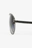 Pre-Loved Chanel™ Gun Metal/Denim 'Pilot' Sunglasses