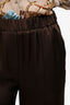 Loewe Dark Brown Silk Pyjama Trousers Size M