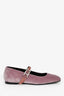 Hermès Pink Velvet 'Jane' Ballet Flats Size 36