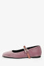 Hermès Pink Velvet 'Jane' Ballet Flats Size 36