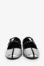 Hermès Silver Leather 'Lilia' Ballet Flats Size 36