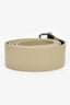 Hermès 2022 Beige/Black Canvas/Leather 'Nomade 40' Belt Size M