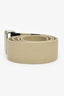 Hermès 2022 Beige/Black Canvas/Leather 'Nomade 40' Belt Size M