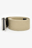 Hermès 2022 Beige/Black Canvas/Leather 'Nomade 40' Belt Size M
