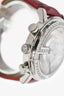 Gucci Red Monogram Leather Strap 'G-Chrono' Diamond Bezel 44m Watch