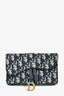 Christian Dior Navy Oblique Saddle Belt Bag