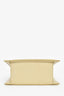 Jacquemus Cream Leather Medium 'Le Chiquito' Top Handle with Strap