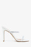 Stuart Weitzman Crystal Embellished Suede 'Aleena Royale' Heels Size 9.5