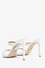 Stuart Weitzman Crystal Embellished Suede 'Aleena Royale' Heels Size 9.5
