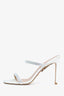 Stuart Weitzman Crystal Embellished Suede 'Aleena Royale' Heels Size 9.5