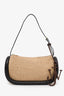 JW Anderson Brown/Beige Raffia Bumper Small Shoulder Bag