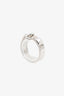 Hermes Sterling Silver Collier de Chien Ring Size 53