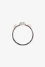 Hermes Sterling Silver Collier de Chien Ring Size 53