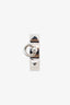 Hermes Sterling Silver Collier de Chien Ring Size 53