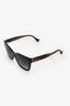 Balenciaga Black/Brown Square Frame Sunglasses
