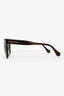 Balenciaga Black/Brown Square Frame Sunglasses