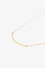 Tiffany & Co. 18K Yellow Gold 'Smile' Necklace Size Small