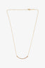 Tiffany & Co. 18K Yellow Gold 'Smile' Necklace Size Small