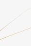 Cartier 18K Yellow Gold Cartier d'Amour Diamond Pendant Necklace Small Model