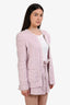 IRO Lilac Tweed Open Jacket + High-Rise Shorts Set Size 36