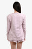 IRO Lilac Tweed Open Jacket + High-Rise Shorts Set Size 36