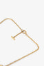 Tiffany 18K Gold T Smile Bracelet