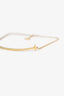 Tiffany 18K Gold T Smile Bracelet