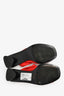 Acne Studios Red Leather Block Heel Sandals Size 37