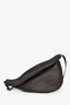 The Row Brown Leather Large Slouchy Banana Shoulder Bag
