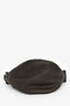 The Row Brown Leather Large Slouchy Banana Shoulder Bag