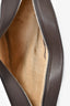 The Row Brown Leather Large Slouchy Banana Shoulder Bag