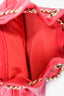 Pre-Loved Chanel™ 2015/16 Red Lambskin Leather Small Paris-Seoul Backpack