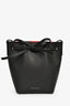 Mansur Gavriel Black Leather Mini Bucket Bag