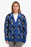 Gucci x Disney Blue Wool 'Mickey Mouse' Printed Cardigan Size L