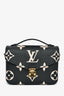 Louis Vuitton Black Bicolour Monogram Empreinte Leather Pochette Metis